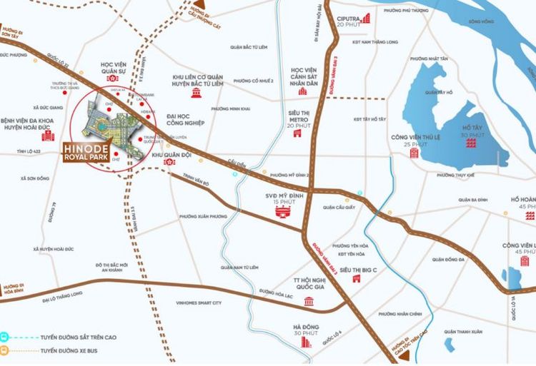 Vị trí Chung cư The Flame Vine