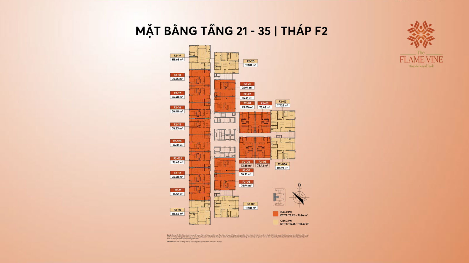 Mặt bằng dự án The Flame Vine